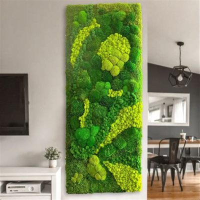 how to make a moss wall art: exploring the intricate process of creating nature-inspired wall decor