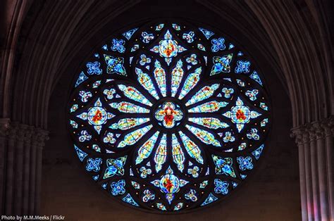 which artwork is a good example of american religious art? The iconic stained glass window in the Cathedral of St. John the Divine in New York City.