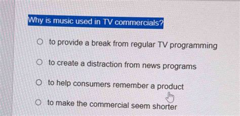 Why Is Music Used in TV Commercials? An Examination of its Various Roles and Effects